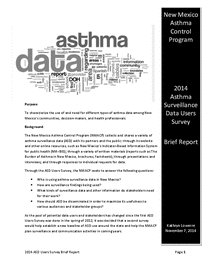 Photo of the health data cover.