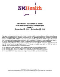 Photo of the health data cover.