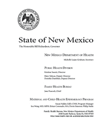 Photo of the health data cover.