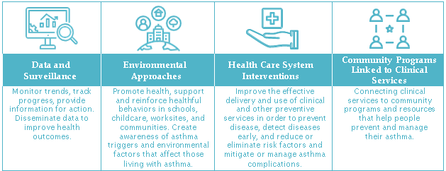 The four domains of chronic Disease Prevention.