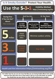 Flowchart explaining how to determine your risk of smoke inhilation.