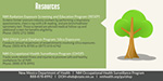 Infographic which illustrates the details of silicosis in New Mexico.