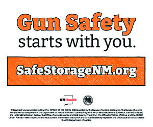 Gun safety starts with you. SafeStorageNM.org
