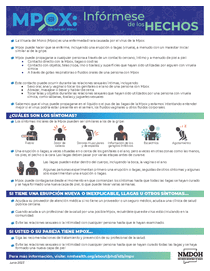 Mpox: Get The Facts Poster (Spanish)