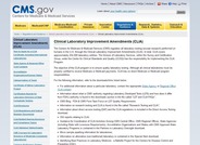 Clinical Laboratory Improvement Amendments