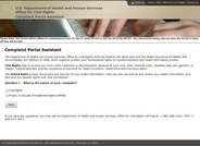 Office for Civil Rights Complaint Portal