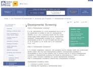 Developmental Screening