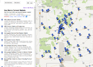 Farmer's Market Locations Map