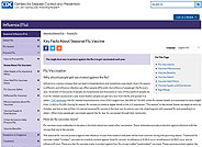 Key Facts About Seasonal Flu Vaccination
