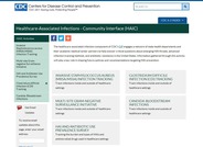 Emerging Infections Program Healthcare Associated Infections Community Interface