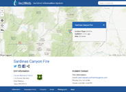 Sardinas Canyon Fire