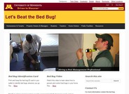 U of M Bed Bug Information