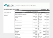 UNM Emergency Medical Services Academy – Search Courses 