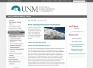 Home Visiting Professional Development (UNM-CDD)