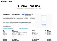 Public Libraries of New Mexico