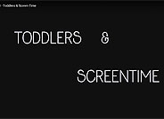 The work of early childhood is play, not screen time. Encourage dramatic play, dress up, and outside physical activities. 