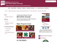 New Mexico State University Bernalillo County Cooperative Extension Service