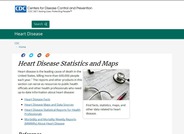 CDC Heart Disease Statistics and Maps