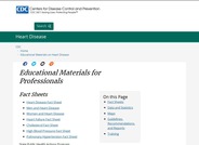 CDC Educational Materials for Professionals