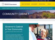 Governor's Cabinet in Your Community