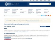 FEMA Emergency Management Institute Online Training