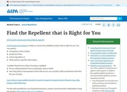 Find the right repellant for you.