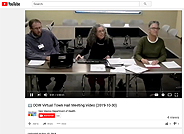 DDW Virtual Town Hall Meeting Video Recording (2019-10-30)