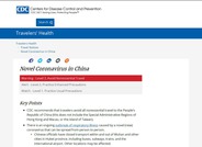 CDC Guidance for Travelers