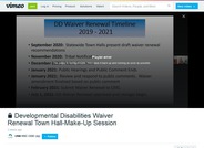 DDW Video Recording of Virtual Town Hall Meeting 2020-9-18