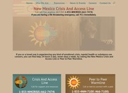New Mexico Crisis and Access Line Website