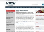 SAMHSA Disaster Distress Helpline