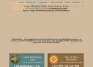 NM Crisis Line Website