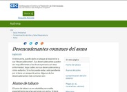 Desencadenantes del Asma