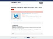 Title X Non-Clinical course