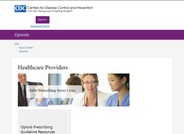 CDC Information about Opioids for Healthcare Providers