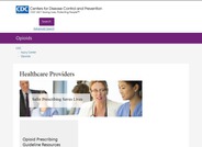 CDC Information about Opioids for Healthcare Providers