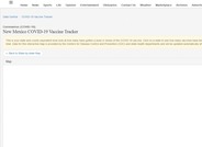 New Mexico CDC COVID Tracker 