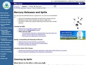 Mercury Spills, Clean Up, and Disposal