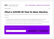 Find a COVID-19 Test in New Mexico