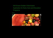 Early Care and Education Application