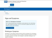 CDC - Mpox Signs & Symptoms