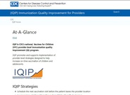 IQIP At- A- Glance