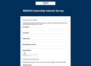Internship Interest Survey
