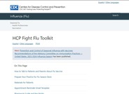 HCP Fight Flu Toolkit