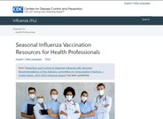 Clinical Guidance for Influenza Vaccination