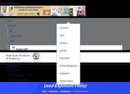 Lead Exposure Policy