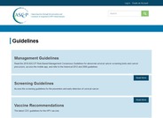 ASCCP Risk-Based Management Consensus Guidelines for Abnormal Cervical Cancer Screening Tests and Cancer Precursors