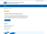 CDC - U.S. Mpox main page