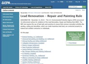 Lead Renovation Repair and Painting Rule