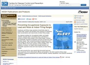 Preventing Occupational Exposures to Lead and Noise at Indoor Firing Ranges